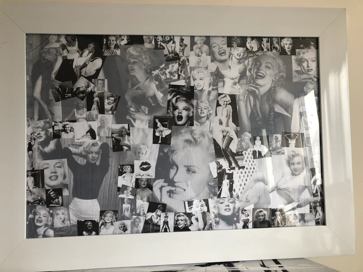 Marilyn Monroe framed collage
