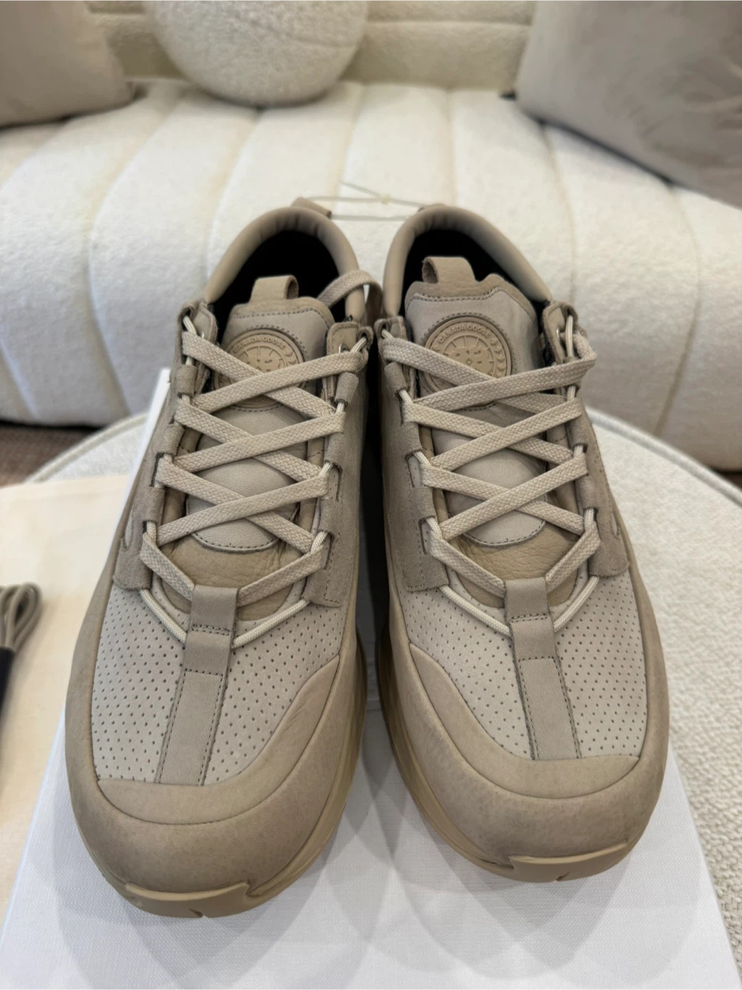 BNWT Canada Goose Glacier Trail Sneaker Limestone | M US 10 - photo 2