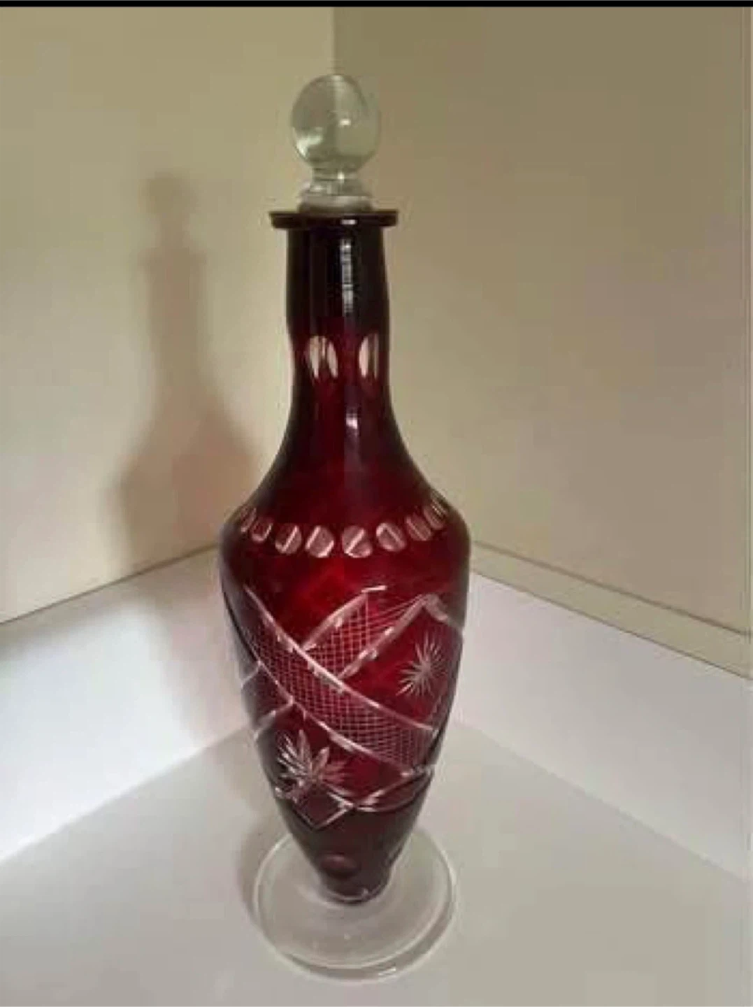 bohemian ruby red