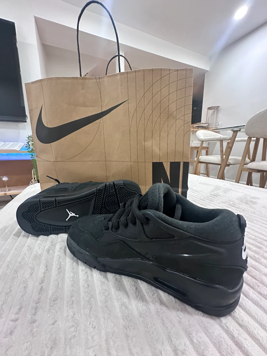Zapatos air Jordan retro 4 “black cat”. Niños/ mujer 4.5y - photo 2