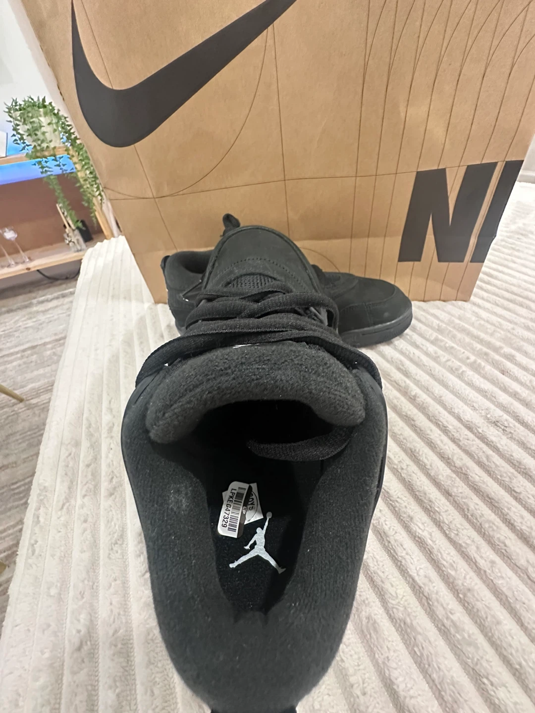 Zapatos air Jordan retro 4 “black cat”. Niños/ mujer 4.5y - photo 3