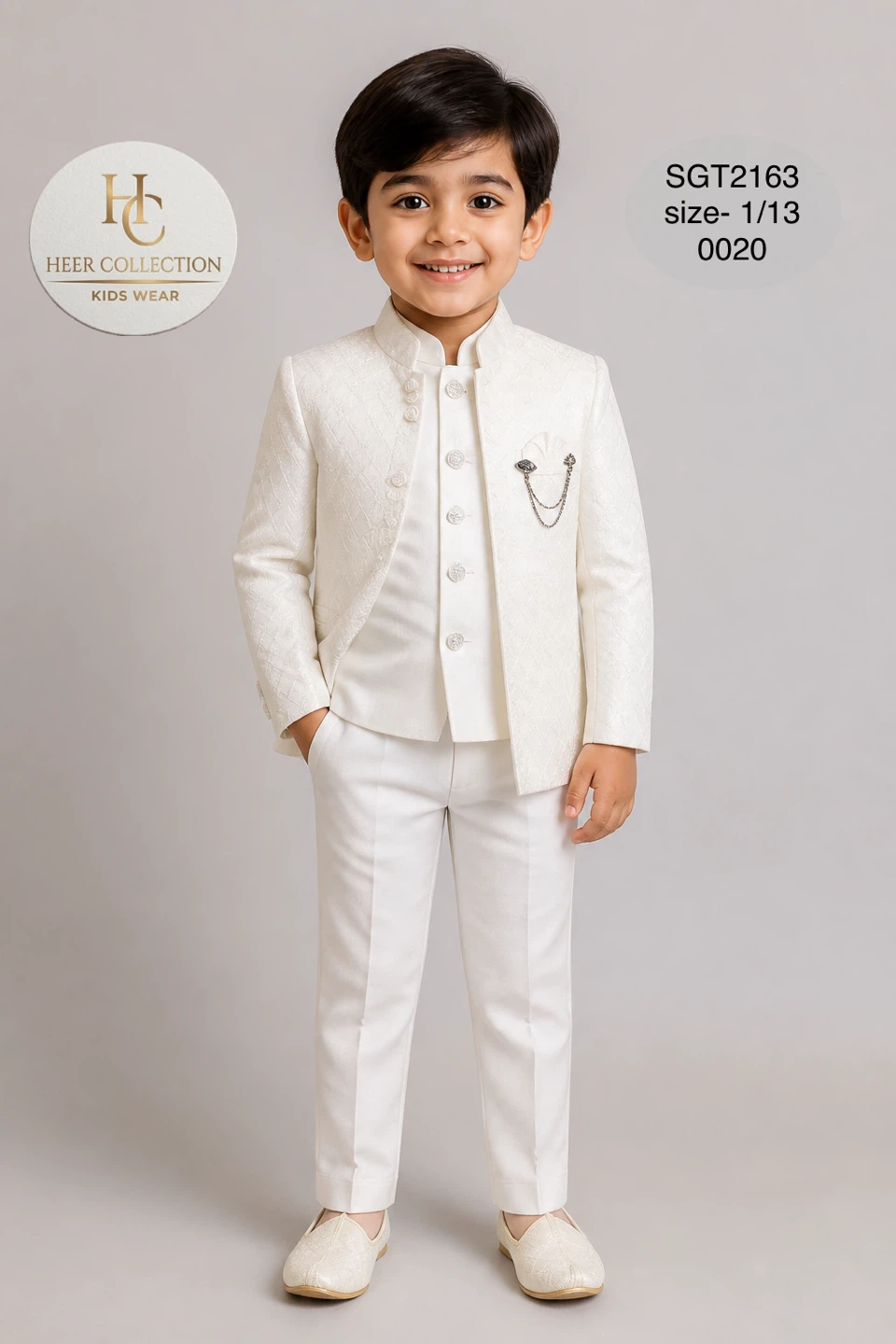 Heer Collection Kids boys partywear fancy Suit - photo 2