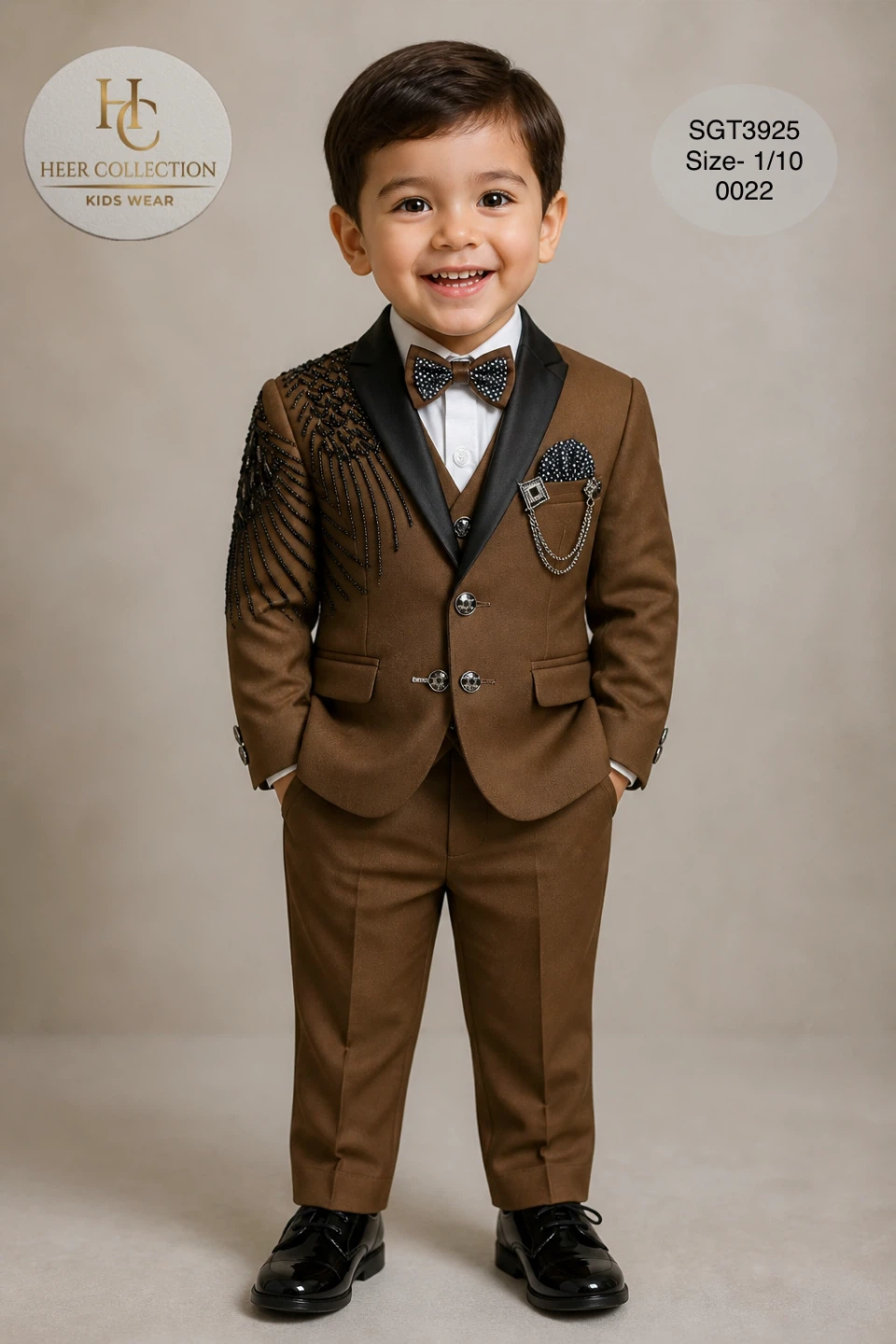 Heer Collection Kids boys partywear fancy Suit