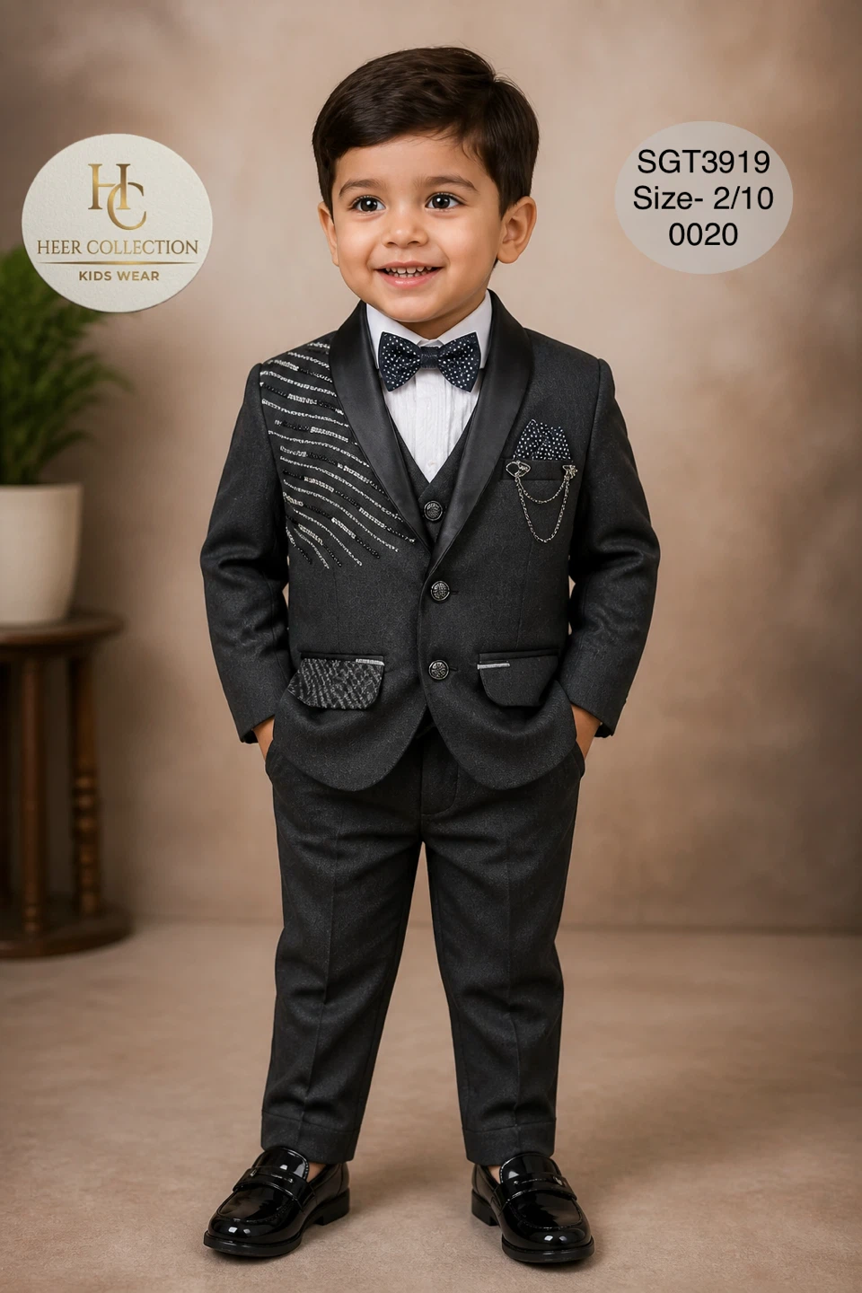 Heer Collection Kids boys partywear fancy Suit - photo 4