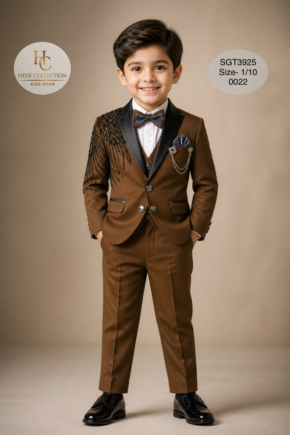 Heer Collection Kids boys partywear fancy Suit - photo 5