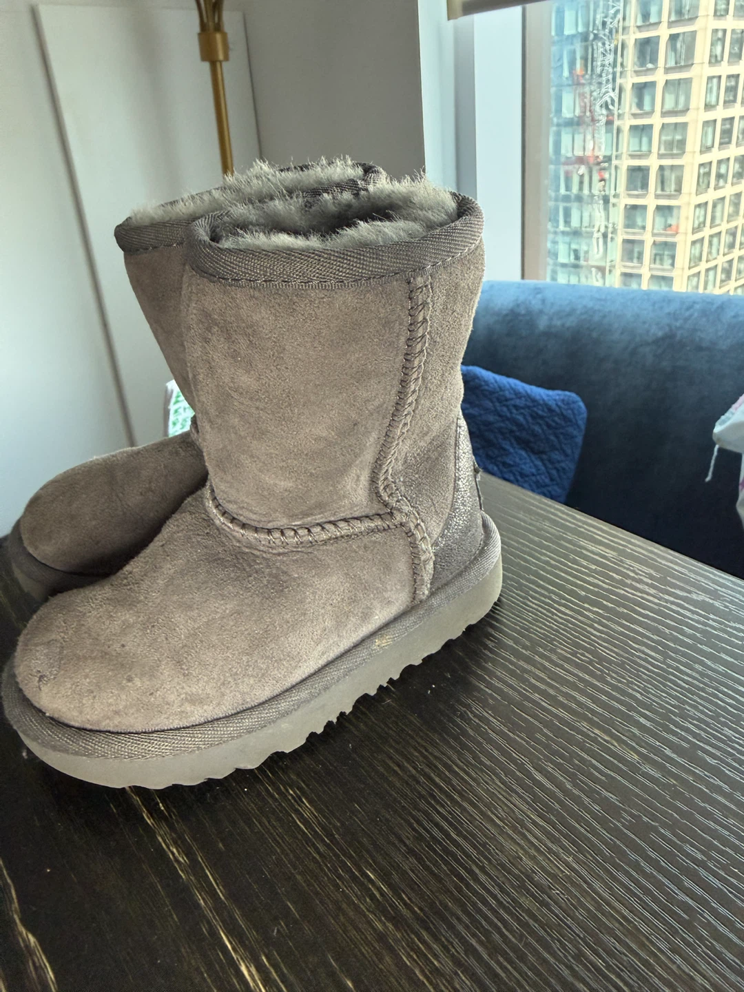 UGG Classic Gray Boots – Toddler Size 7