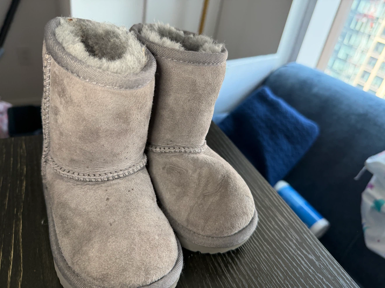 UGG Classic Gray Boots – Toddler Size 7 - photo 2