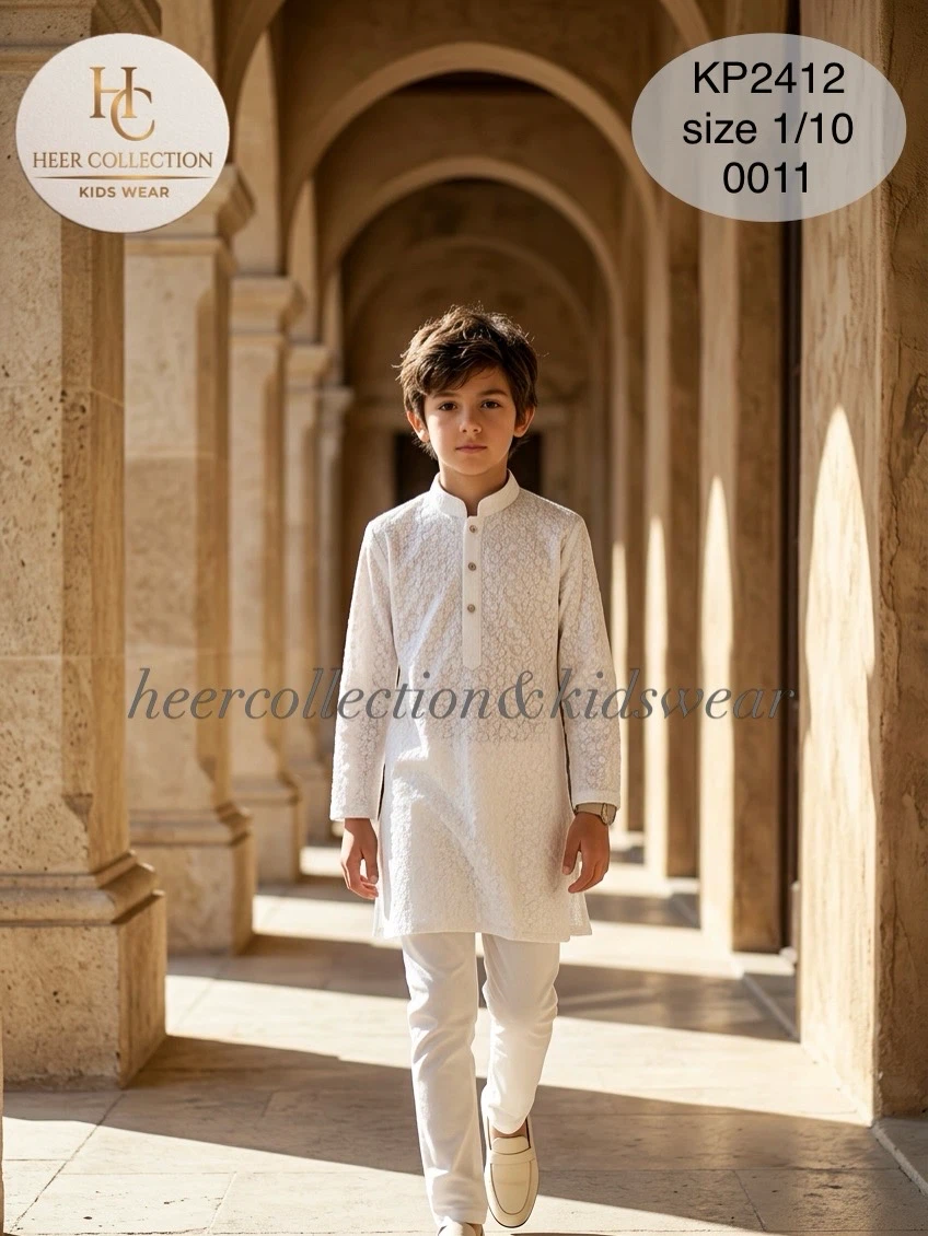 Heer Collection Kids Wear Boys Kurta Pajama Set - photo 4
