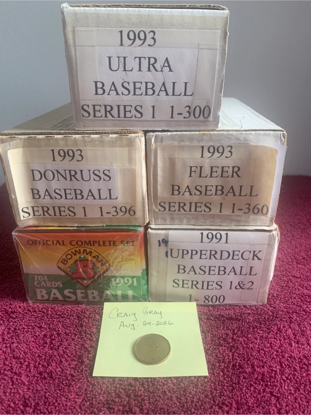 HOCKEY AND BASEBALL CARD SETS - photo 3