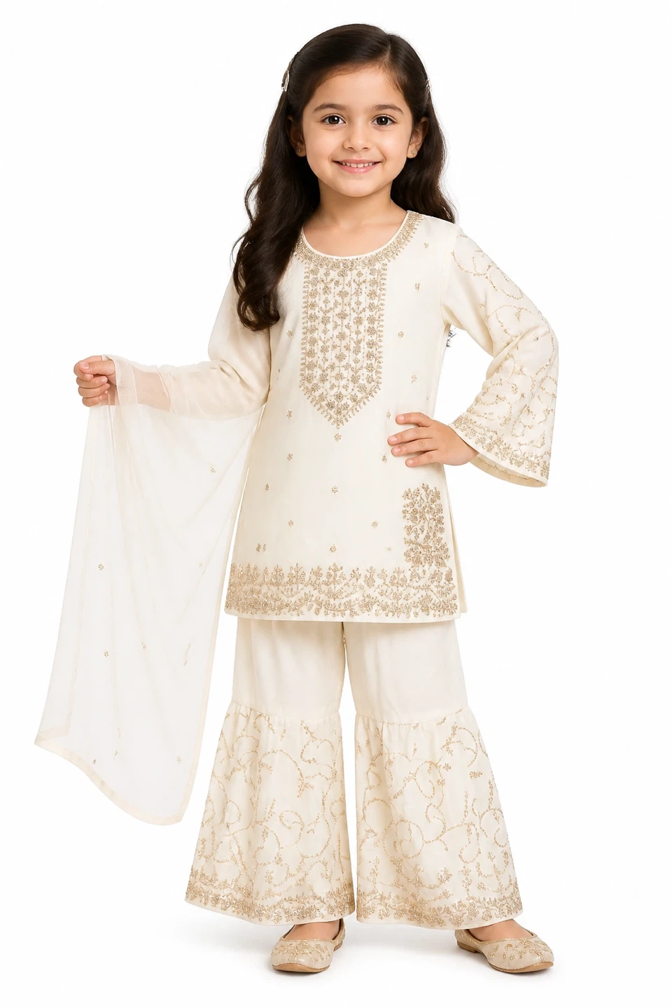 Heer Collection Kids Wear Girls Ethnic Outfit - photo 3