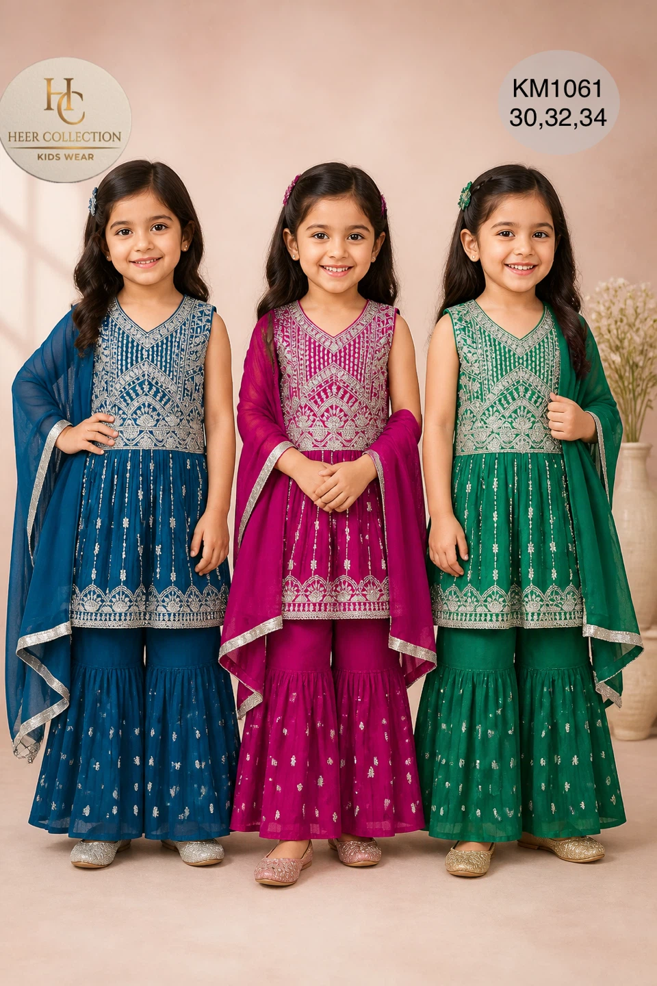 Heer Collection Kids Wear Girls Ethnic Outfit - photo 4