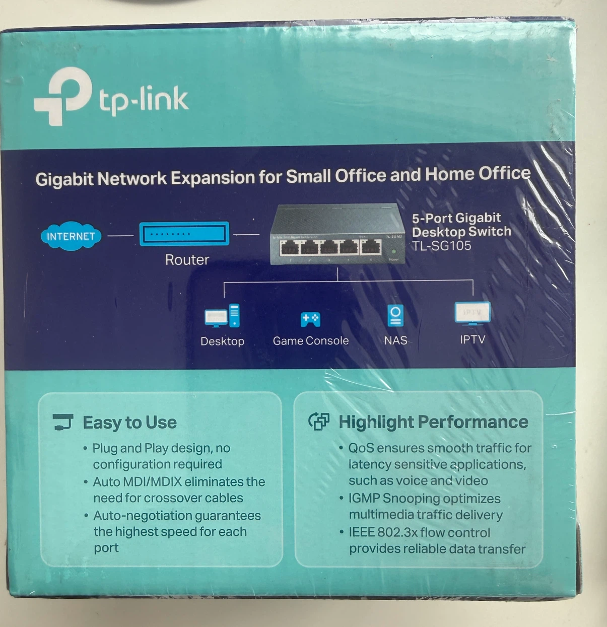 TP-Link 5-Port Gigabit Desktop Switch TL-SG105
