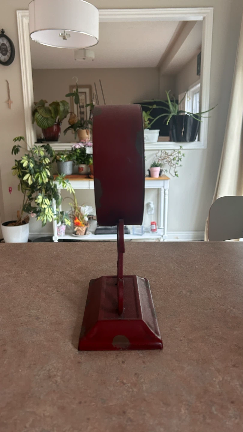Decorative Red Tabletop Clock - photo 2