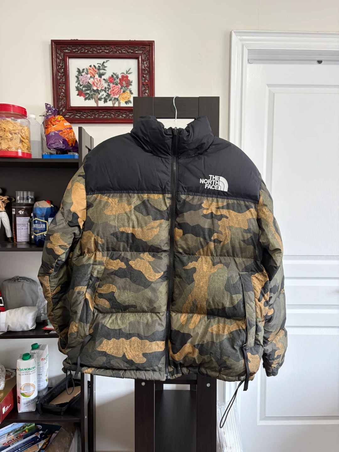 The North Face 1996 Retro Nuptse Puffer Camo - Size M