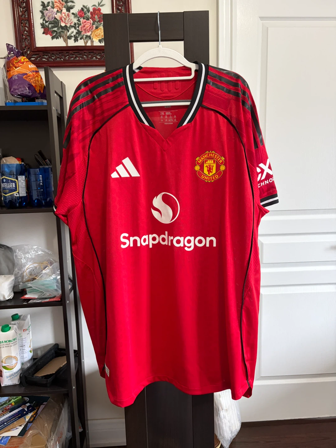 Adidas Manchester United 25/26 Home Jersey - 2XL
