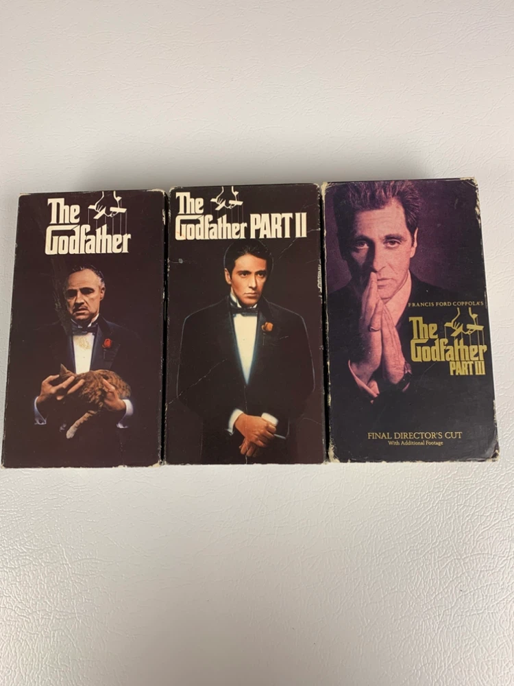 The Godfather Trilogy VHS Box Set