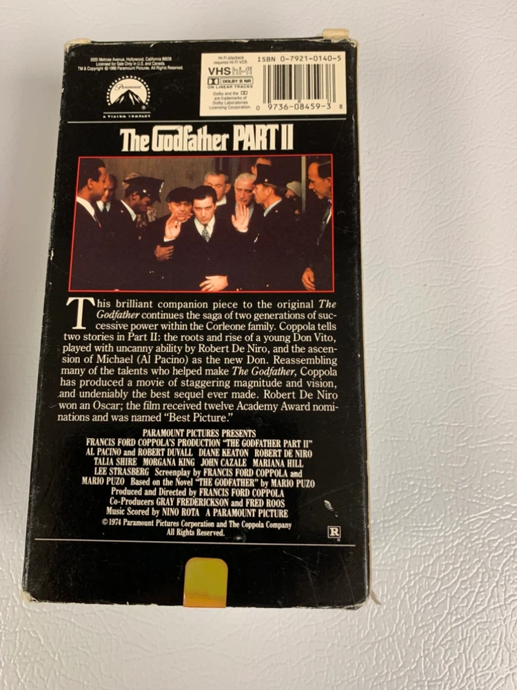 The Godfather Trilogy VHS Box Set - photo 4