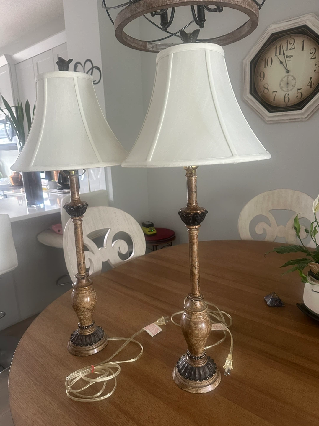 Two Spinndle Lamps - photo 2