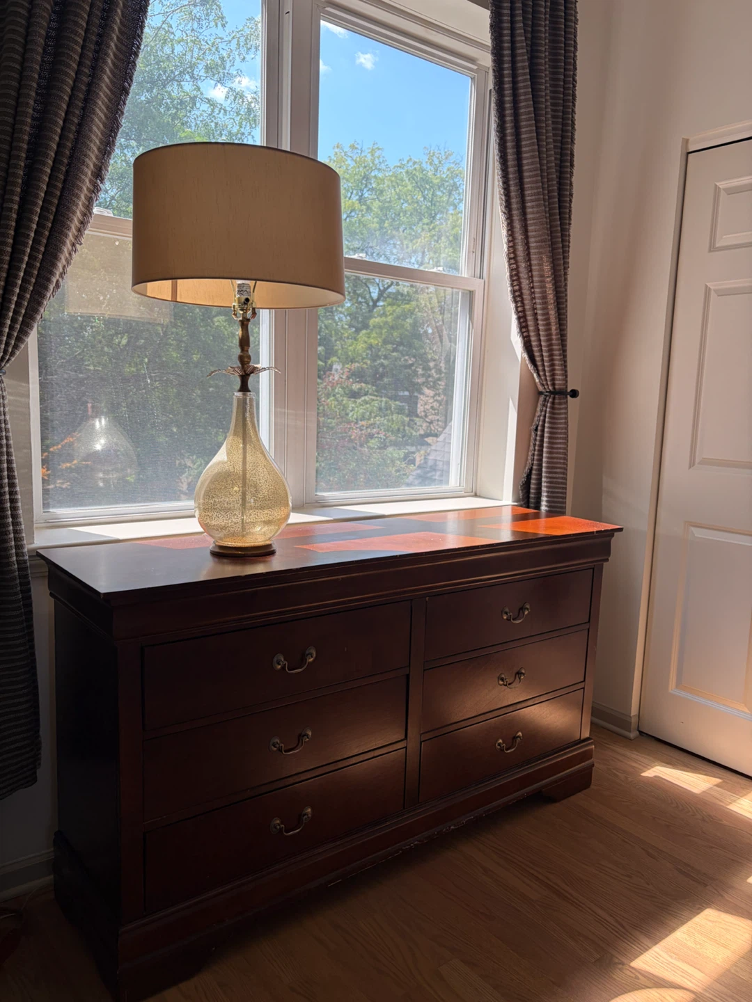 Cherry Wood Dresser with 6 Drawers - photo 4