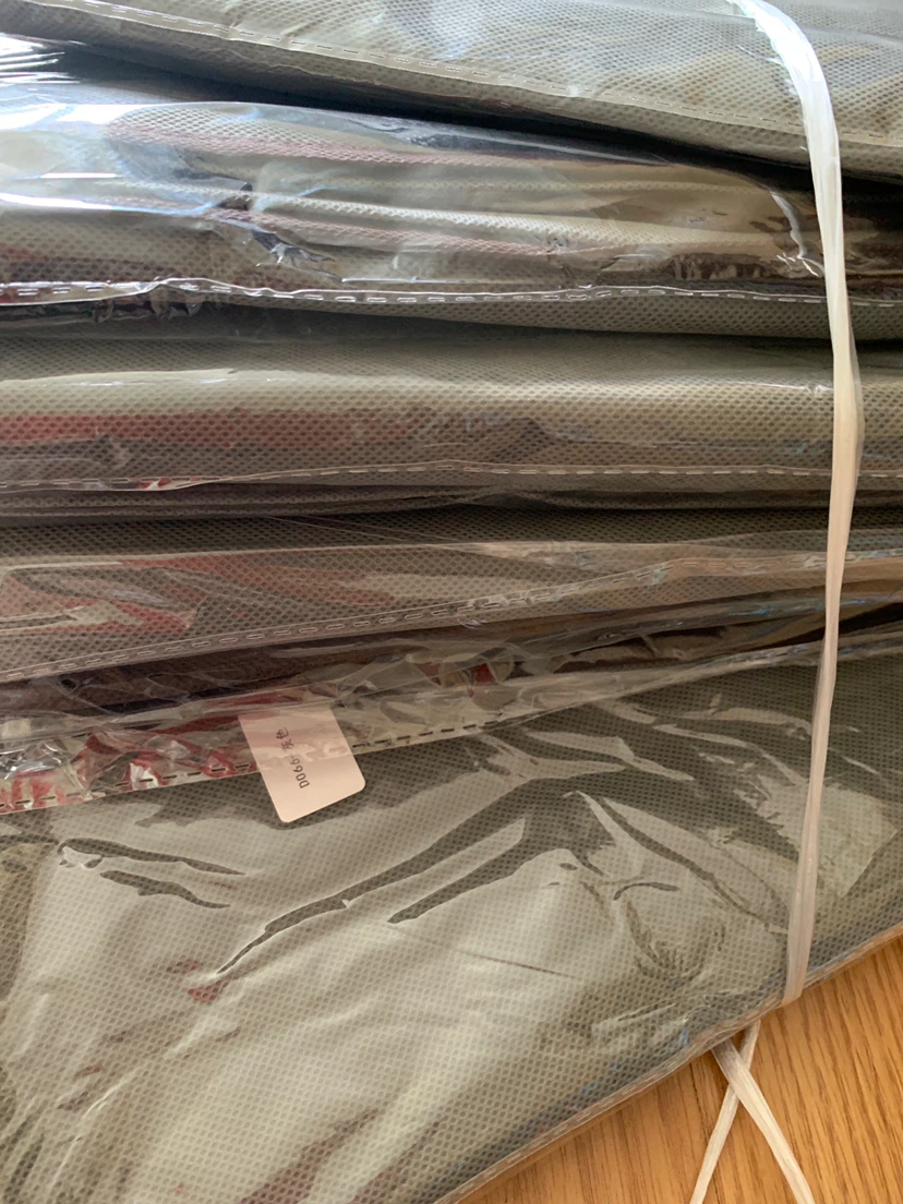 Grey Hanging Garment Bag Organizer