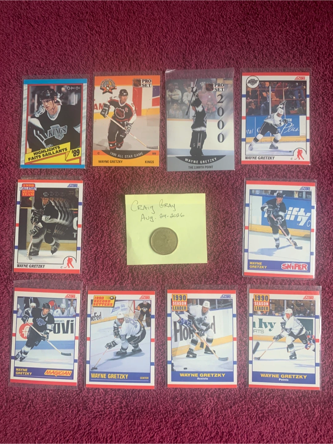 WAYNE GRETZKY CARDS