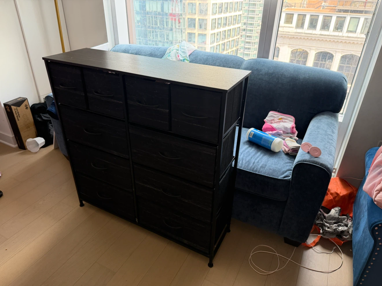 Large 12-Drawer Fabric Dresser  – Already Assembled - photo 2
