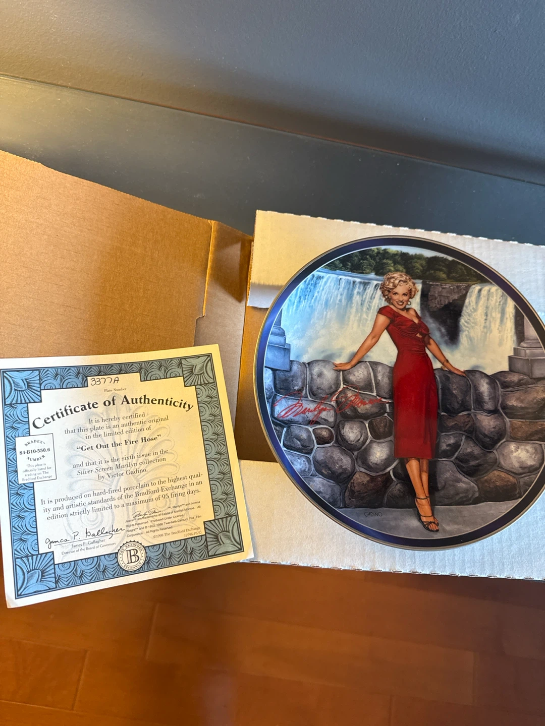 Bradford Exchange Marilyn Monroe Collector Plate