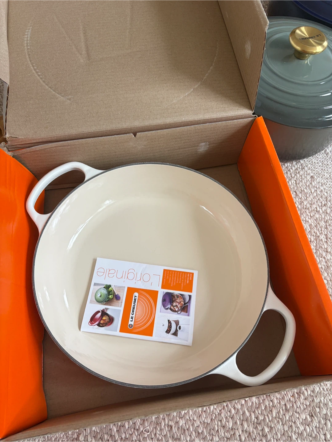BNIB Le Creuset Olive Branch Braiser - photo 3