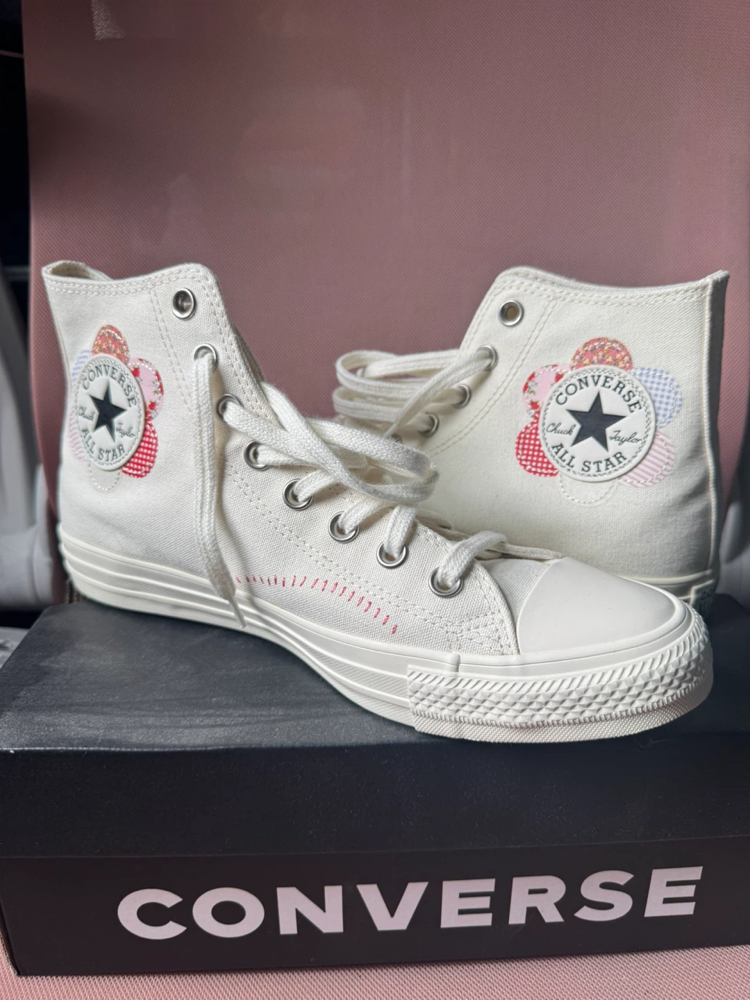 Converse All Star Hi Crafted Patchwork Sneaker - Egret