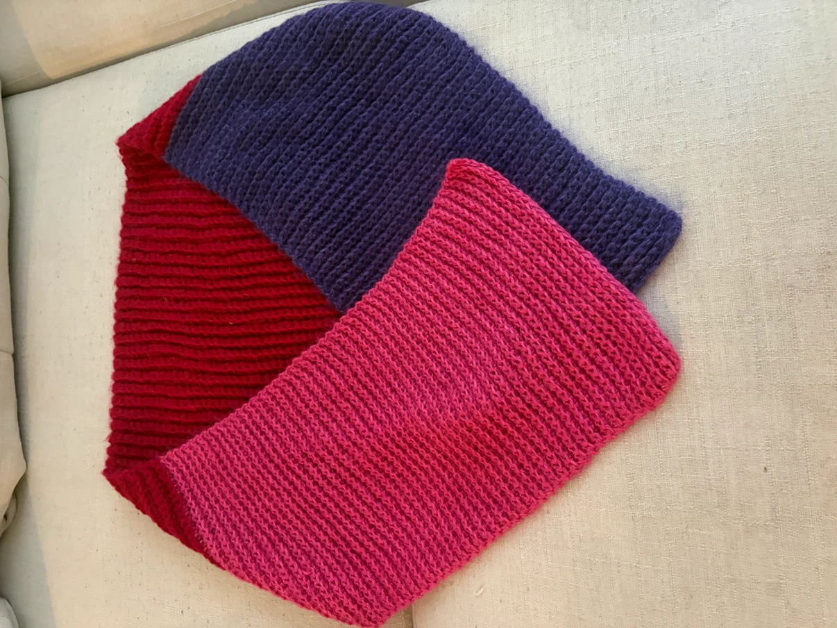 Self-Made Hand-Knit Scarf