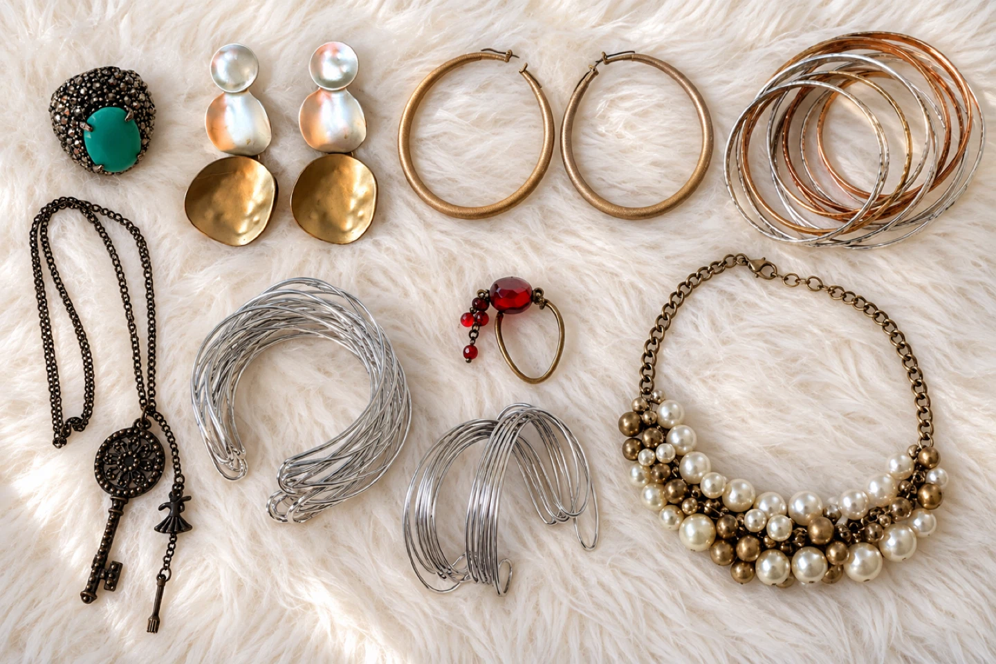 Assorted Women's Jewellery - Necklace, Earrings, Bangles & Ring
