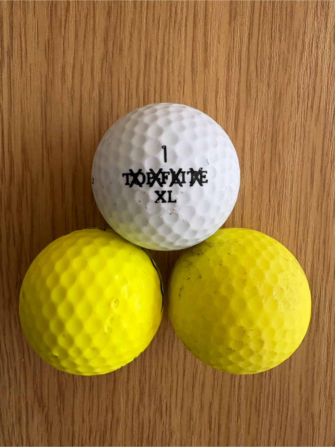 3 Golf Balls