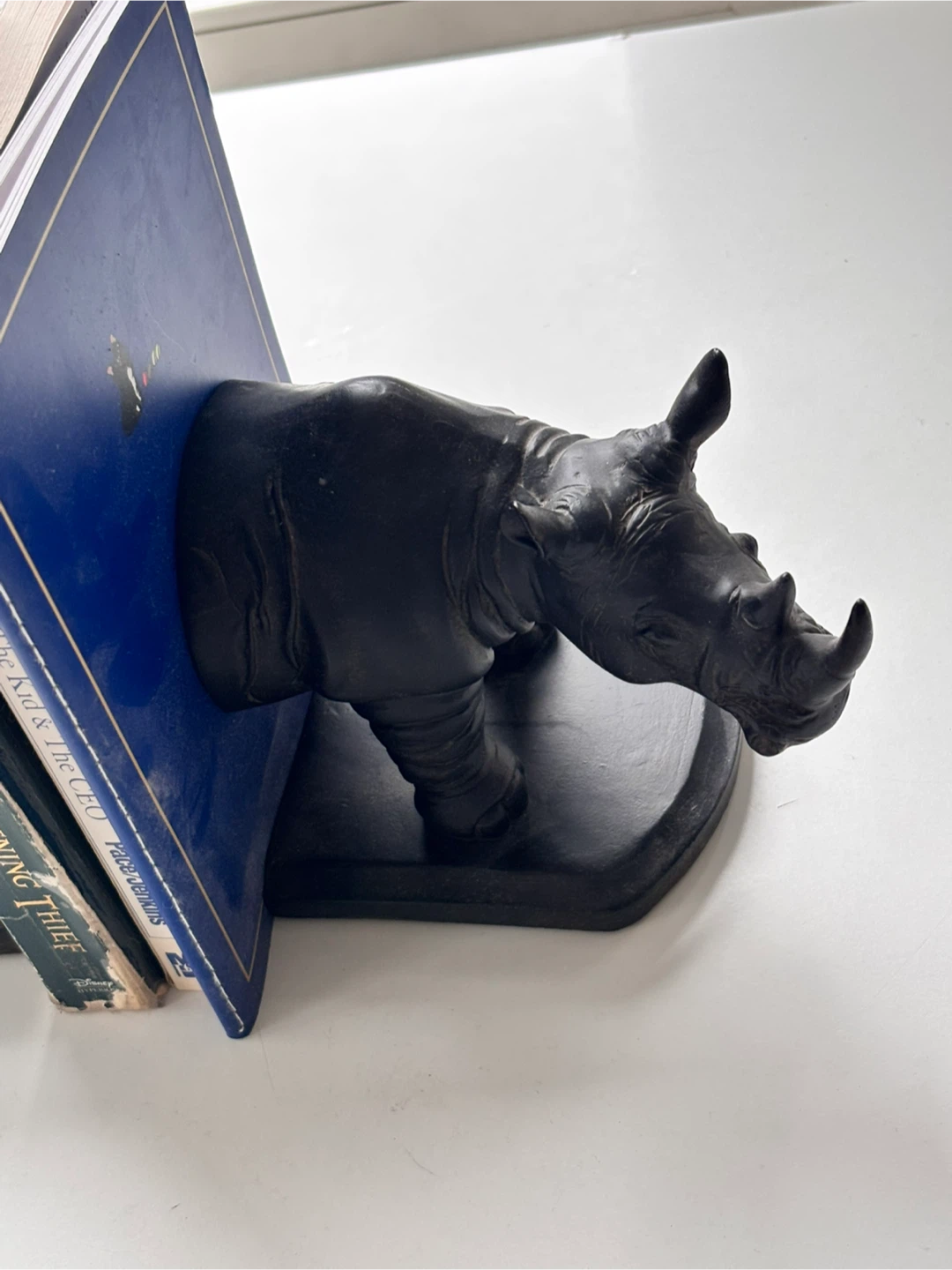 Black Rhino bookends - photo 2