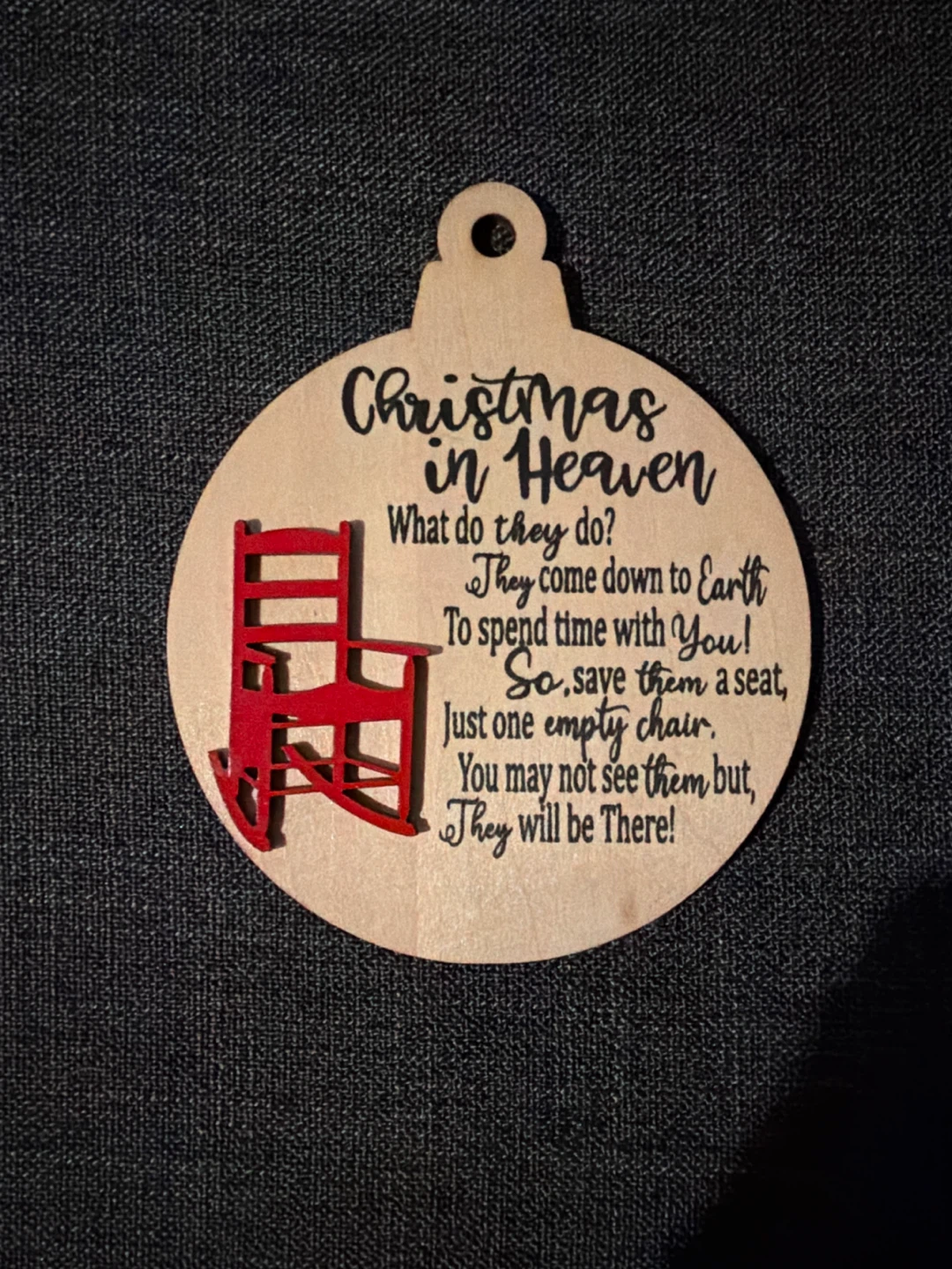 Wooden Christmas in Heaven Ornaments - photo 3