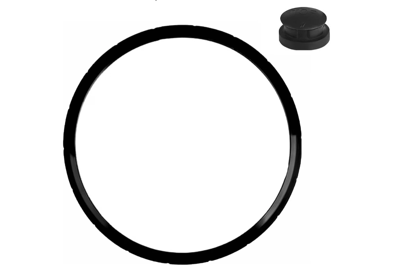 Black Rubber Pressure Cooker Sealing Ring with Valve