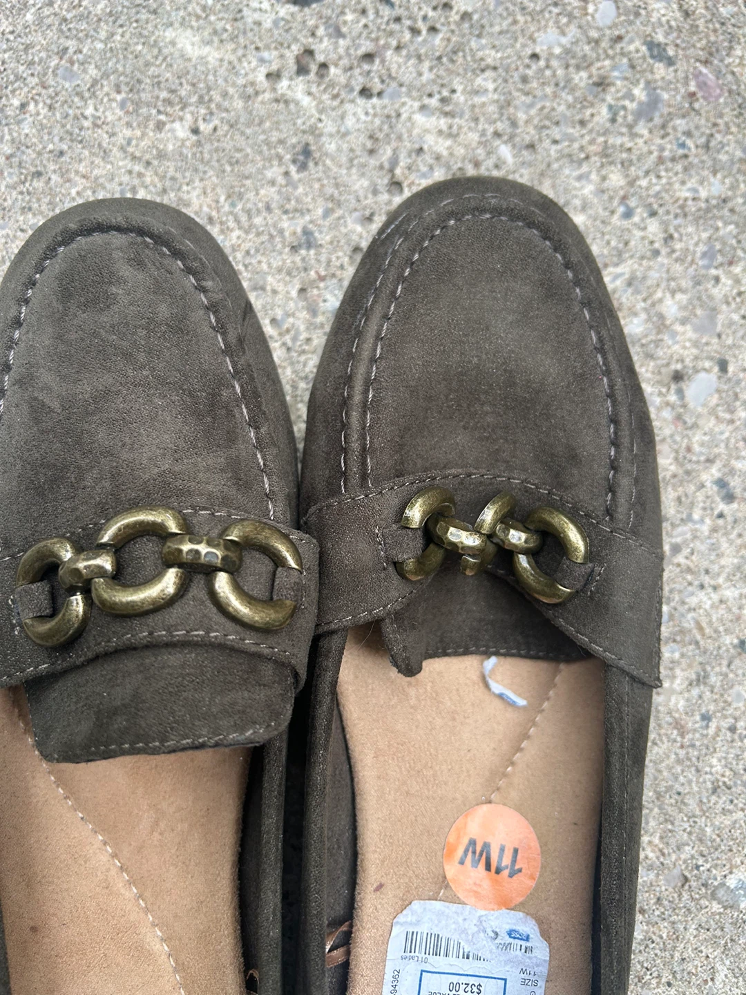White Mountain Women's Loafers Size 11W Olive Green - photo 2