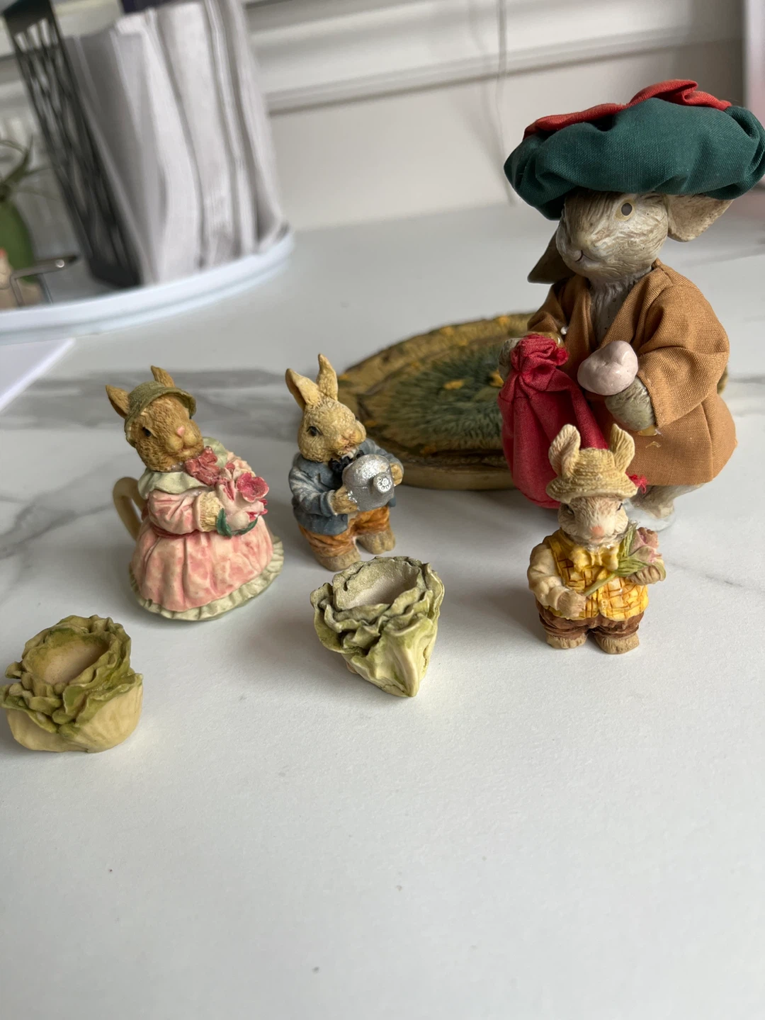 Beatrix Potter Benjamin Bunny Figurines Collection