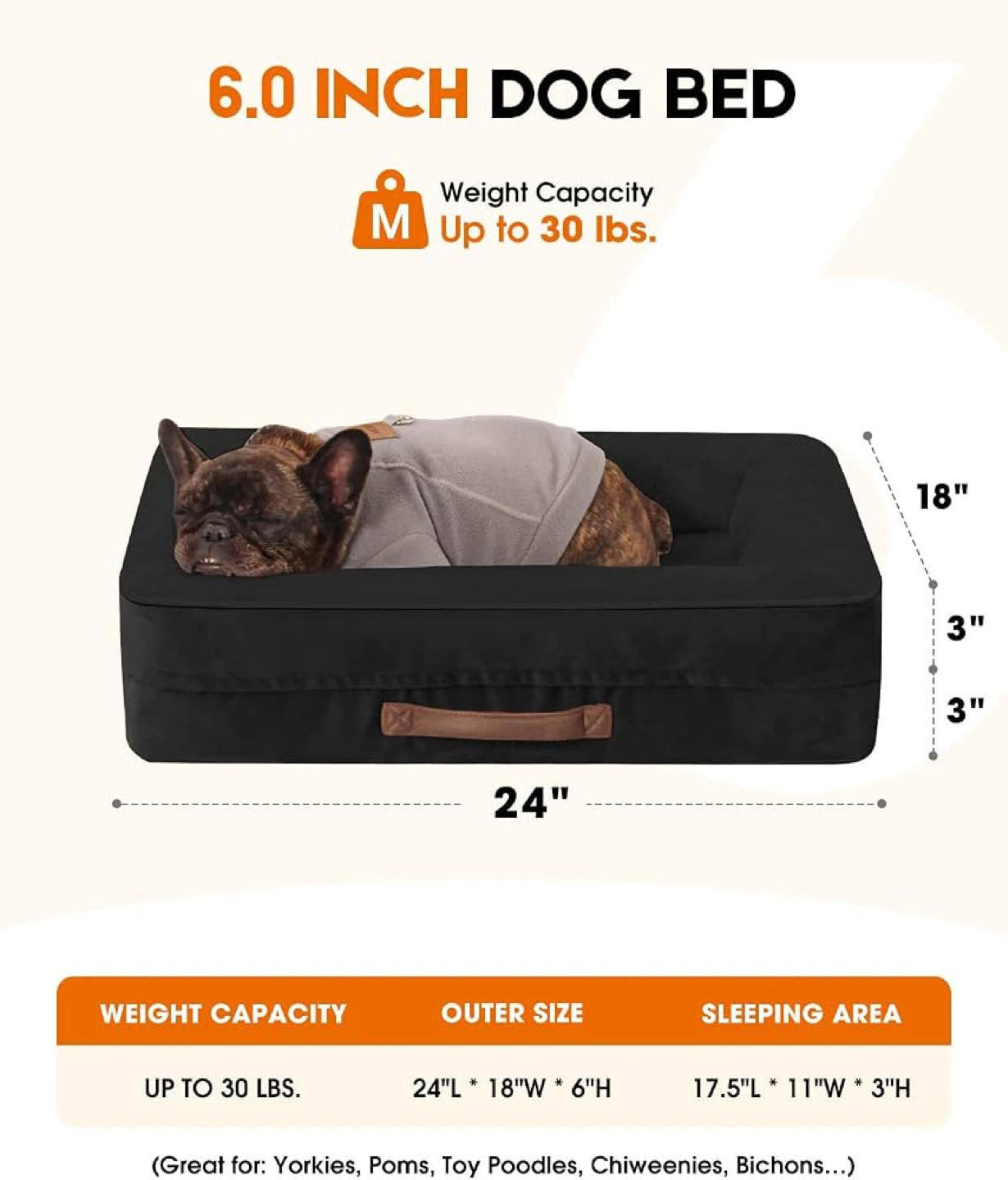 Upvilla Orthopedic Dog Bed for Small Dogs - New - photo 4
