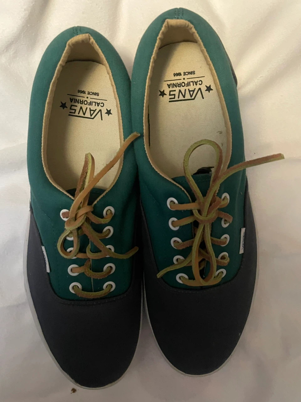 Vans California Era shoes in green and grey - photo 2