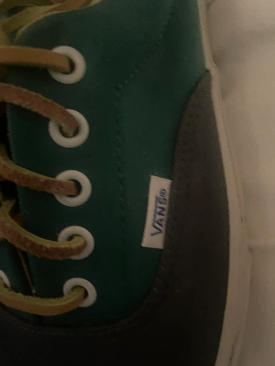 Vans California Era shoes in green and grey - photo 4