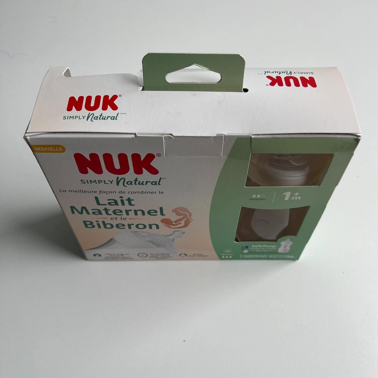 NUK Simply Natural 3 Bottles 9oz/270mL - photo 2