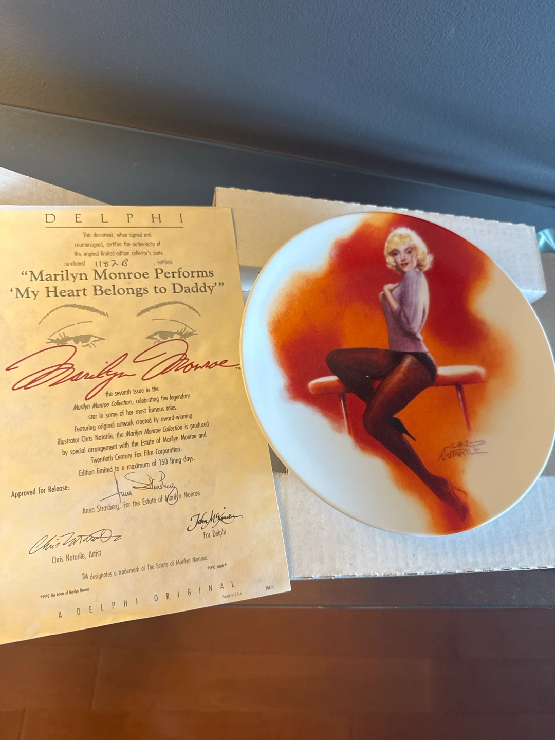 Delphi Marilyn Monroe Limited Edition Plate