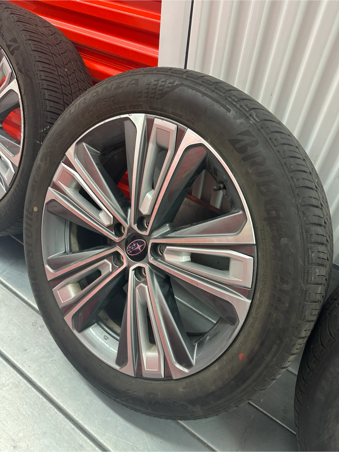 Subaru 20 inch Wheel with Bridgestone Turanza EL450 Tire - photo 2