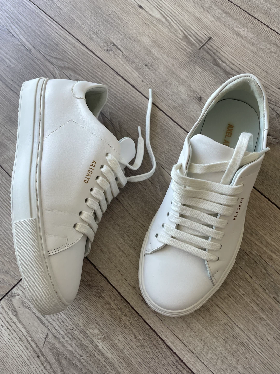 Axel Arigato White Leather Sneakers