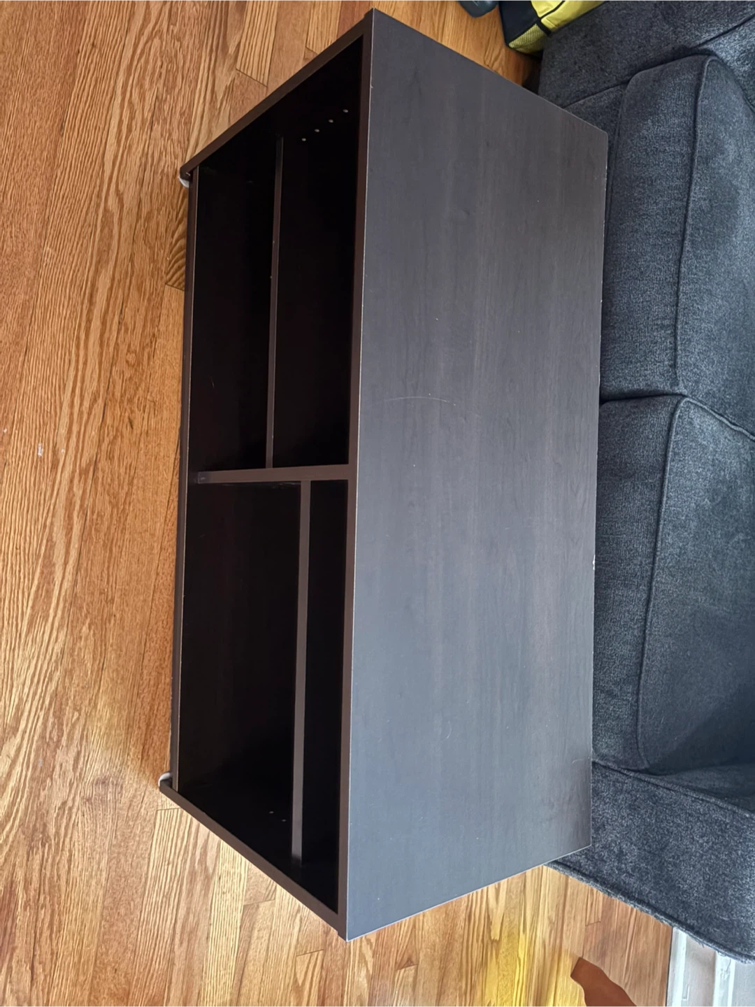 Dark Brown tv stand / Storage Shelf
