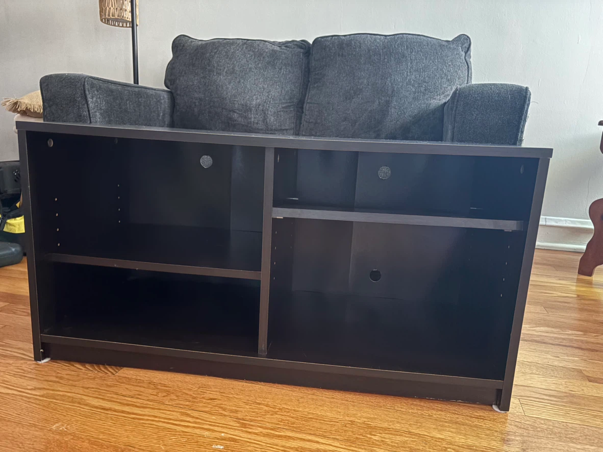 Dark Brown tv stand / Storage Shelf - photo 2