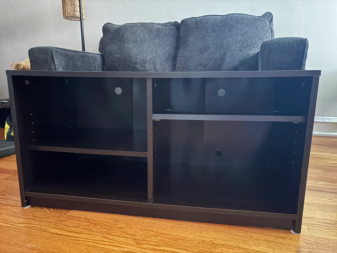 Dark Brown tv stand / Storage Shelf - photo 3
