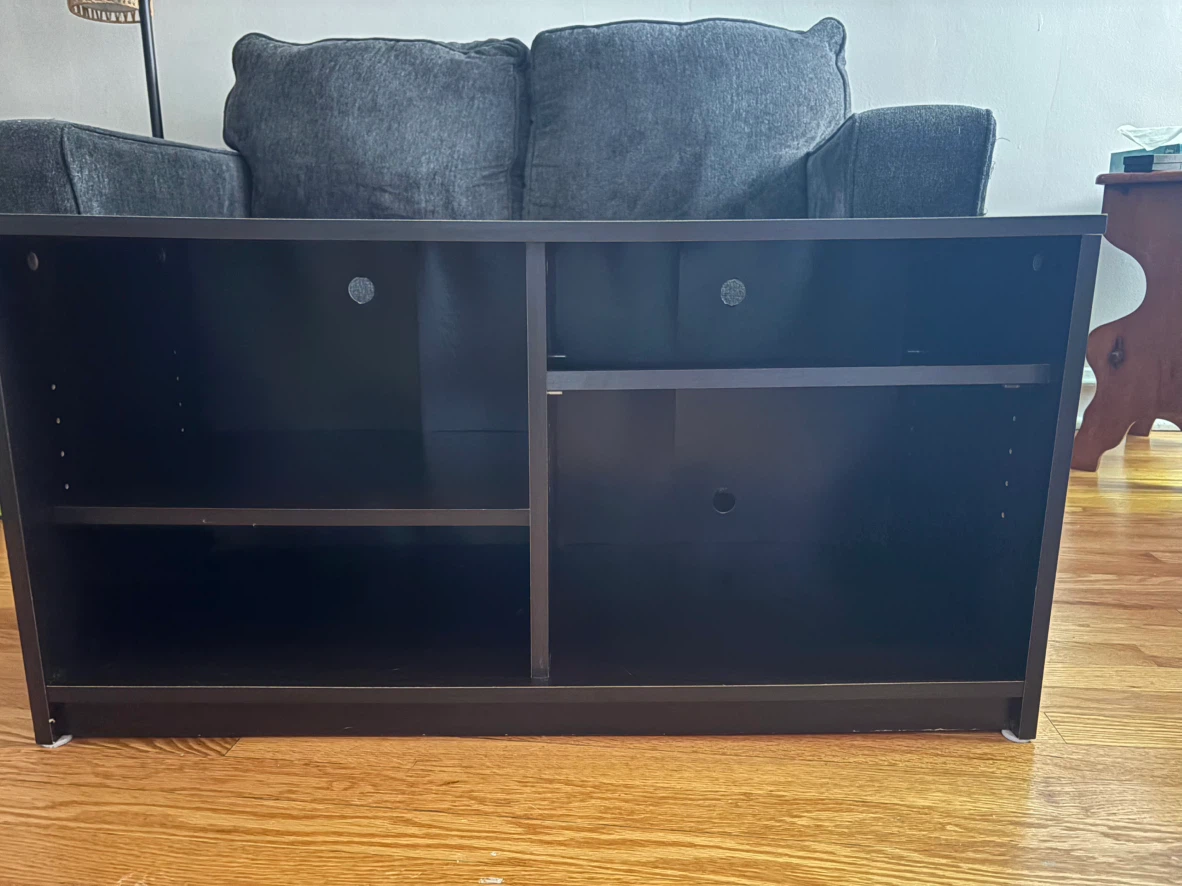 Dark Brown tv stand / Storage Shelf - photo 4