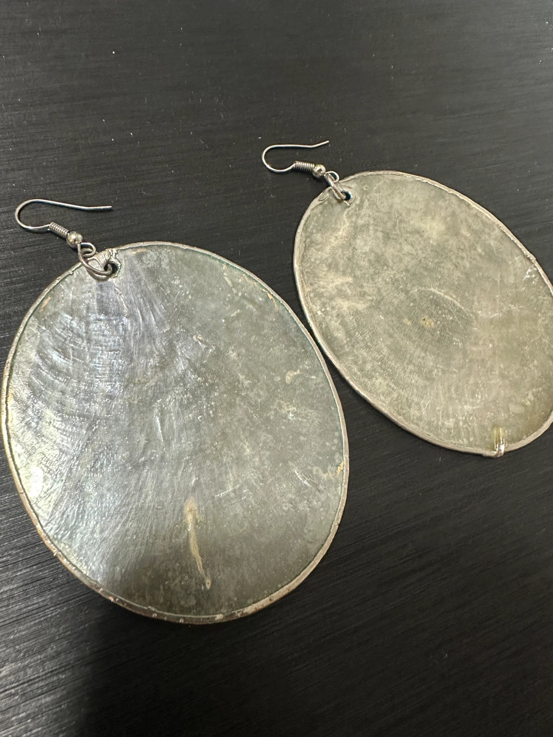 Large Oval Dangle Earrings - photo 2