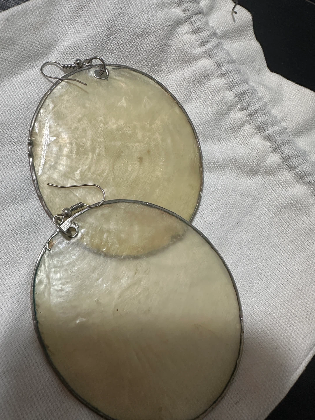 Large Oval Dangle Earrings - photo 3